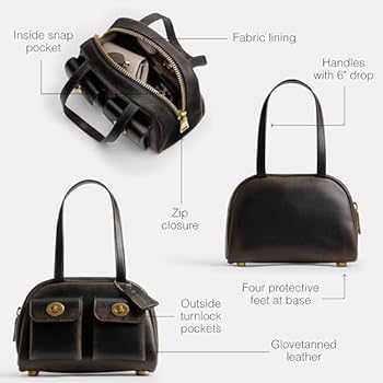 バッグ Vintage Coach Leather Turnlock Brief Bag Vintage Coach Limited Edition Turn Lock Crossbody Bag, 57325 - Etsy