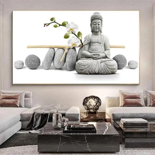 Tableau Bouddha en Méditation pour Créer un Coin Zen et Calme dans la Chambre