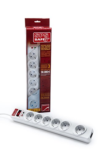 Salicru regletas Protectoras - Base Enchufe 6 Tomas SPS.Safe.6+