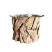 Produktbild Invicta Interior Design Couchtisch Riverside Teakholz mit runder Glasplatte Beistelltisch Wohnzimmertisch
