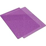 Sizzix Standard Cutting Pads 662142, Purple Glitter, 1 Pair, One Size