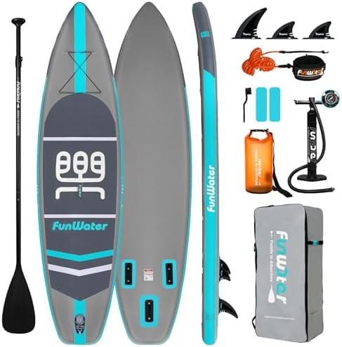 Simple Paddle FunWater Stand Up Paddle Board Ultra-Light Inflatable Paddleboard with ...