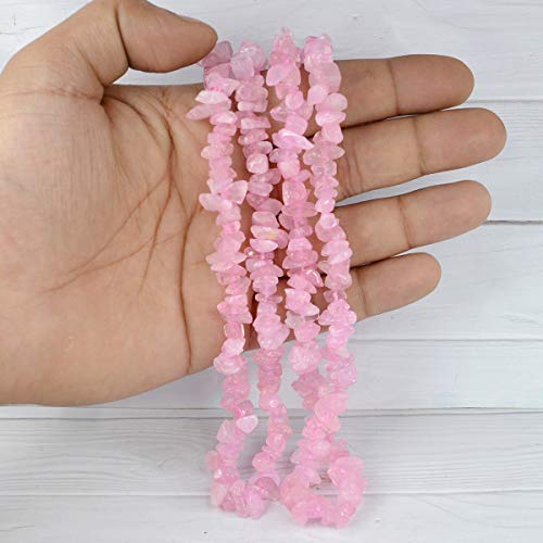 Image of Reiki Crystal Products Certified Natural Crystal Stone Chip Mala Necklace Collection for Men & Women, Reiki Energized Gemstone Jewellery for Meditation, Yoga, Spiritual Styling & Everyday Wear, Multiple Stone Variants