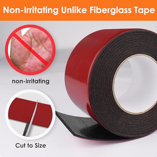 4 In Pipe Insulation Tape Weather Resistant Foam Tape