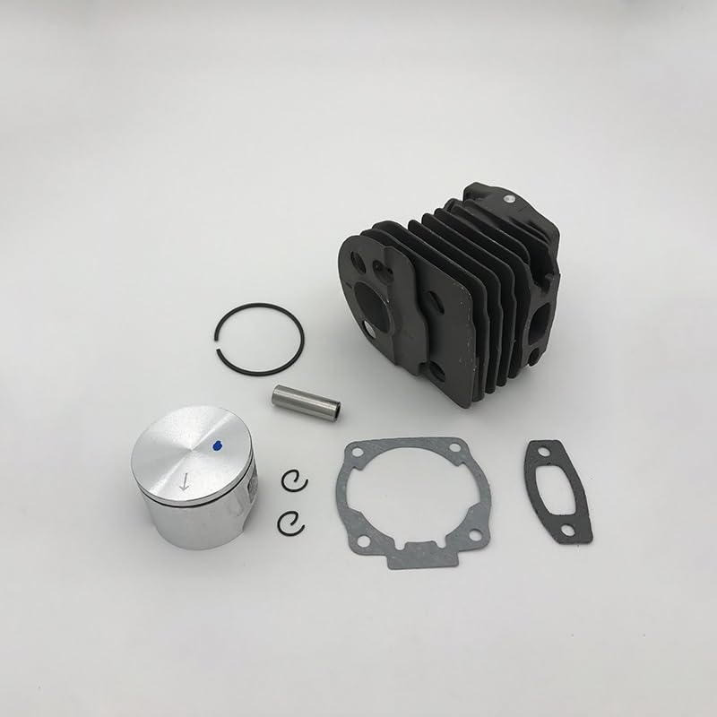 Części do kosiarki HUNDURE 46MM zespół tłoka cylindra z zestawem uszczelek do części silnika piły łańcuchowej Husqvarna 51 55 RANCHER #503 60 91 71