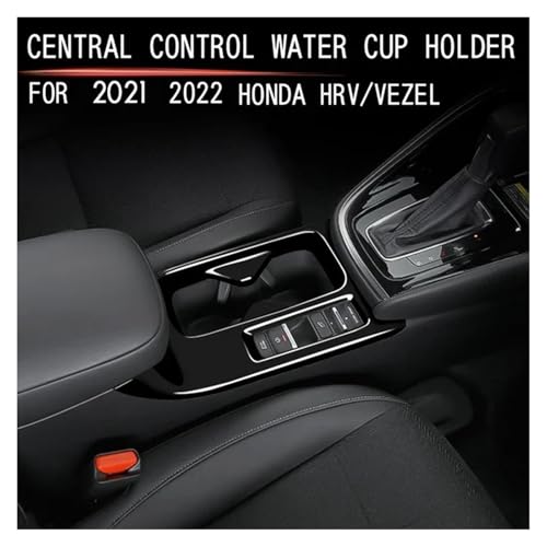 Porte-gobelet console centrale HRV Vezel noir laqué RHD - 4