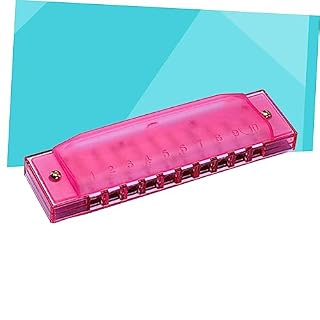 Toyvian 10 en Plastique Harmonica Jouet 10 Trou Harmonica Musique Harmonica Jouet Instrument De Musique Nacré Blush Rose en Plastique Harmonica Instrument Harmonica Instrument - Les Beatles, Paul McCartney, John Lennon, RIngo Starr, George Harrison Toyvian 10 en Plastique Harmonica Jouet 10 Trou Harmonica Musique Harmonica Jouet Instrument De Musique Nacré Blush Rose en Plastique Harmonica Instrument Harmonica Instrument – Image 2