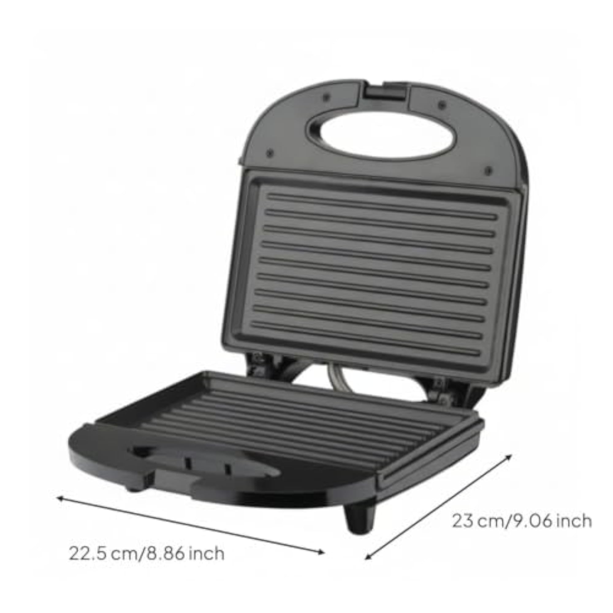 Easy to Clean Electric Sandwich Maker, Non-Stick Plates