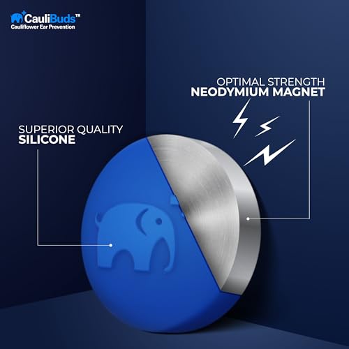 CauliBuds™ Ímãs de orelha de couve-flor - Kit de compressão de ímã de silicone premium para prevençã