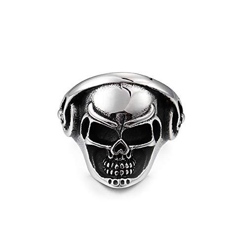 Bague brique pour homme Daesar anneau acier inoxydable look rock argent 66.5