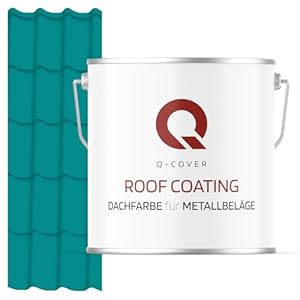 Q-Cover Dachfarbe Metall Türkisblau 5L