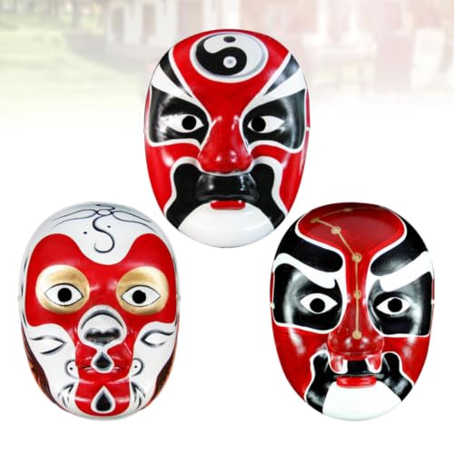 Máscaras de papel pulb decorativas estilo ópera clásica pack de 3 7