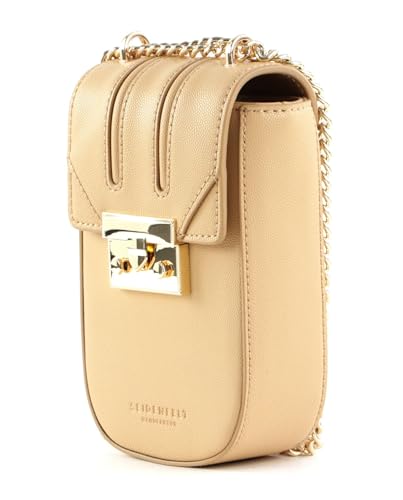 Bolso bandolera de noche SEIDENFELT MANUFAKTUR Roros Mobile Sandy marrón para móvil 2