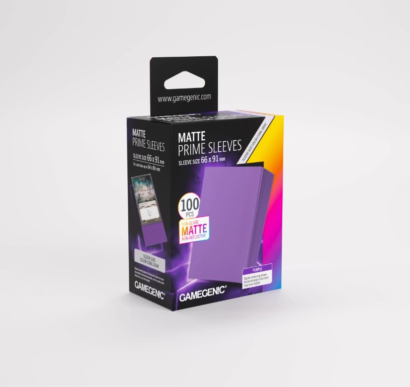 Gamegenic | Unit Gamegenic Matte Prime Sleeves 100 Pack | TCG Accessory