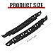 Hoypeyfiy Front Bumper Bracket Set - Driver & Passenger Side Support Mount Reinforcement Replacement for 2015-2017 Chrysler 200 | Replaces CH1033101 CH1032101