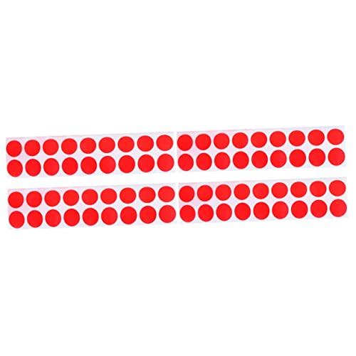 Yardwe 1800 Pcs Shooting Target Small Round Stickers Direct Plain Stickers Decals Thermal Label Coding Circle Dots Stickers Dot Stickers Labels Off Removable Archery Target Hole Paper Red - Yardwe