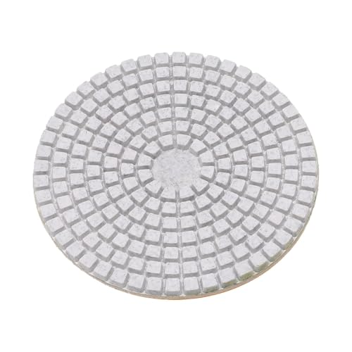 cskky Disco de pulido de diamante de 80/100 mm y 3/4 de pulgada, disco de pulido húmedo y seco, abrasivo for mármol, hormigón, disco de pulido integrado, herramientas de amoladora angular