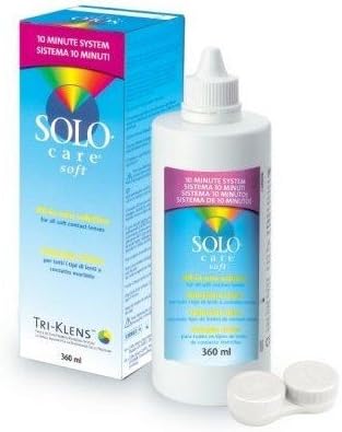 Solo Care Soft soluzione unica per lenti a contatto 360ML con contenitore :  Amazon.it: Salute e cura della persona