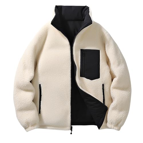 Mens Puffer Jacket Lightweight Fleece Lined Down Coat Stand Collar Quilted Jacket Zip up Padded Coat Warm Winter Coats2