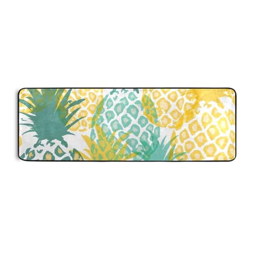 Pineapple Tropical Fruit Kitchen Rug