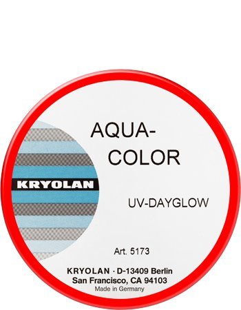 Kryolan 5173 AQUACOLOR UV-DAYGLOW 55 ML (Red)