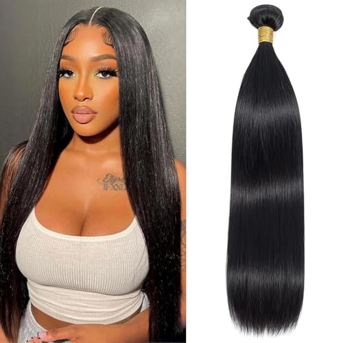 Straight 16" Brazilian Virgin Human Hair Bundles