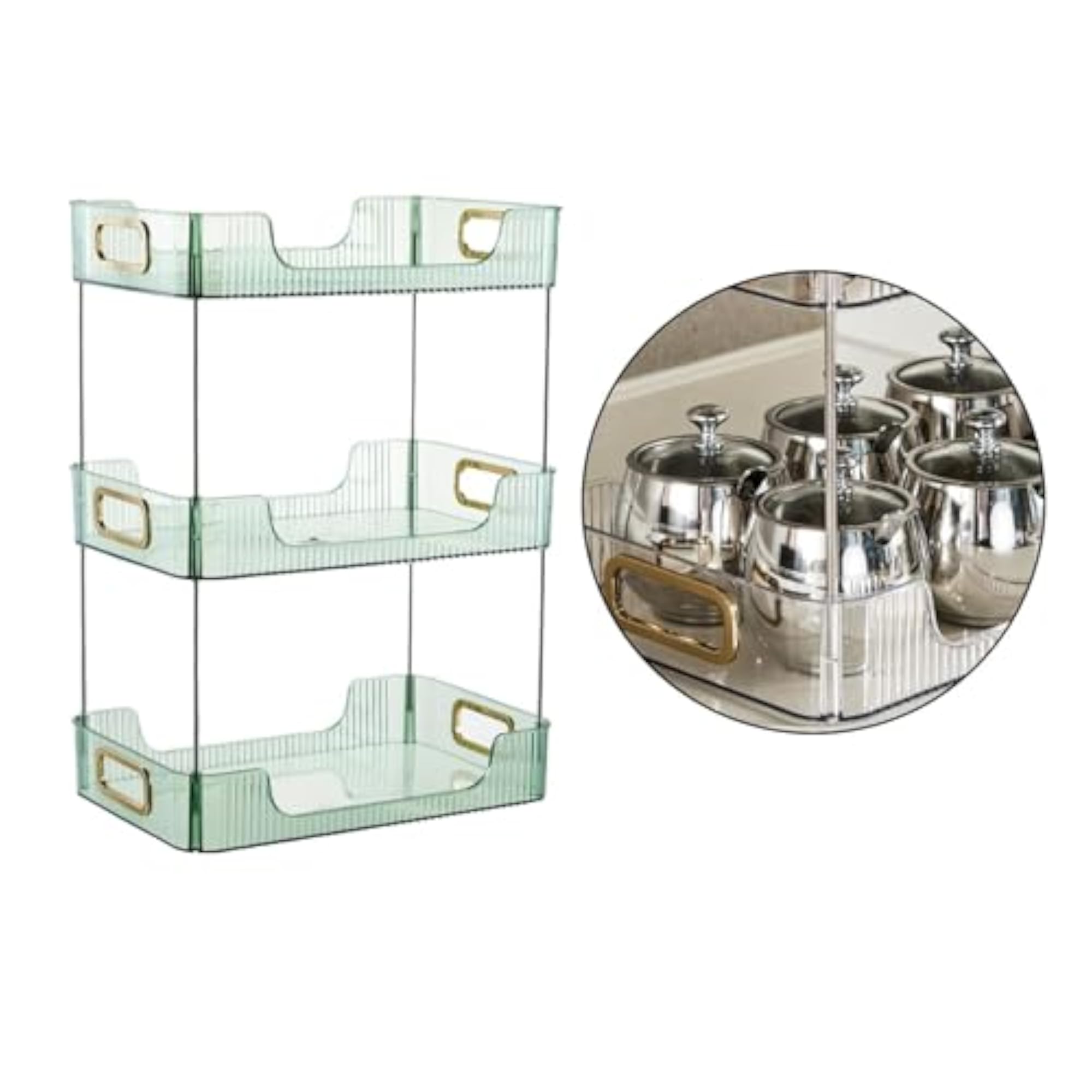 Ornate Desk Cosmetics Rack for Home Decoration