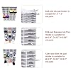 SANFURNEY 9 Slots Top Rack of Ink Pad Organizer Holder and Stamp Pad Storage Rack for Standard Size Ink Pads, Stackable Vertically #2
