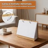 Kalendarz stołowy "zrób to sam", z papieru typu kraftowego