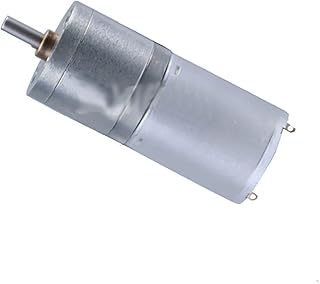 GRASAKY Variable Reduction Dc Gear Motor 25GA370 High Torque 12v Electric Permanent Magnet Dc Motor Gearbox Motor Geared Electric (Size : 16rpm, Color : 12V)