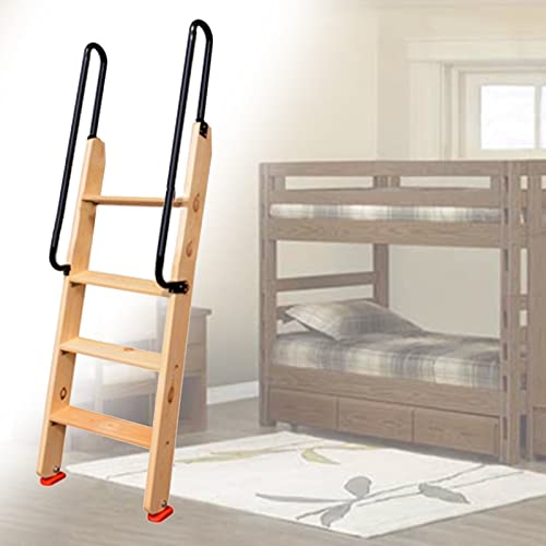 Escalera para camas altas inclinada de 4 pasos fácil de montar para optimizar espacio 2