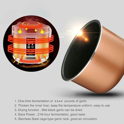 Machine automatique de fermentation d'ail noir électrique 6L avec séchage programmé