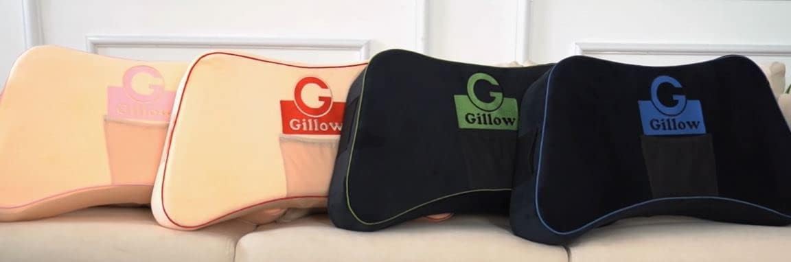 Gaming Pillow -Men, Women, Girls & Boys.PC, PS5,X-Box, Switch & Cell Phone. Off White-Pink