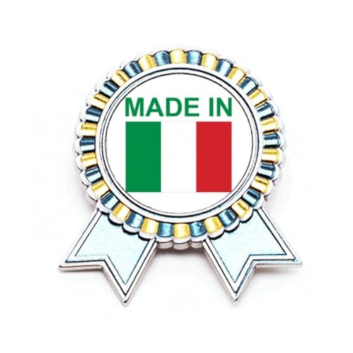 Broche Italy Country Love en métal de taille M aux finitions soignées
