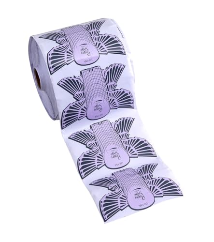 PEGGY SAGE Forme Adesive per Unghie, Farfalla, 500 Pezzi