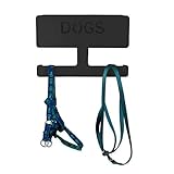 INEXTERIOR Hundegarderobe - Leinenhalter mit Ablage - Hundezubehör - Dogs - aus Birkenholz - personalisierbar - Made in Germany - Verschiedene Varianten