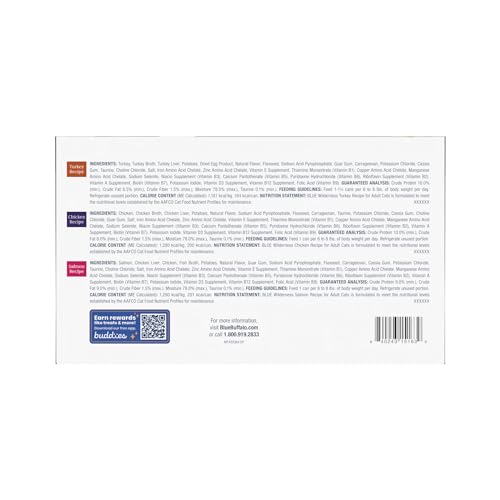 Blue Buffalo Wilderness Variety Pack Adult Paté Wet Cat Food, 5.5 oz, 24 ct - image 2