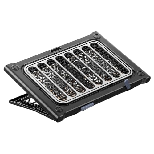 Base ajustable para laptop con enfriador plegable miniatura 1