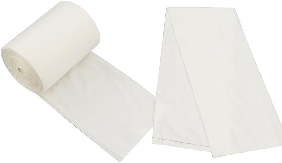 Bblina 10L 100% Biodegradable Bin Liners, White, 90 Bags