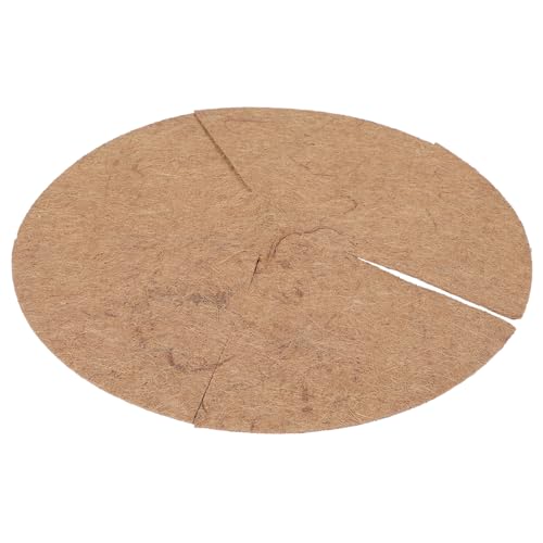 Veemoon Runde Kokosfaser Hängekorb Einlage Pflanzgefäß Liner für Blumenampeln Balkon und Terrasse Atmungsaktiv Fördert Pflanzenwachstum