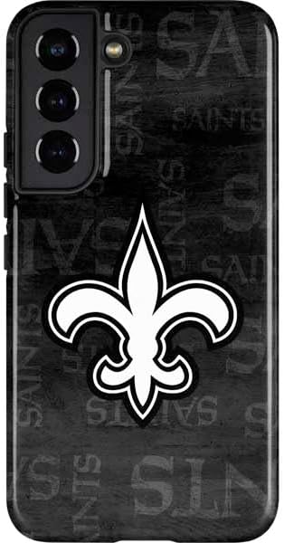 Skinit Pro Phone Case Compatible with Galaxy S22 - Officially Licensed NFL New Orleans Saints Design