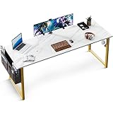 ODK 63 inch Super Large Computer Writing Desk Gaming Sturdy Home Office Desk, Work Desk with A Stora