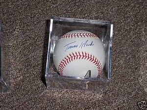 Tommy Harper Autographed MLB Baseball