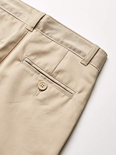 Tommy Hilfiger Flat Front Twill Blend Shorts, Kids School Uniform Clothes For Little Or Big Boys With Husky And Slim Sizes, Khaki, 16 #TOP3