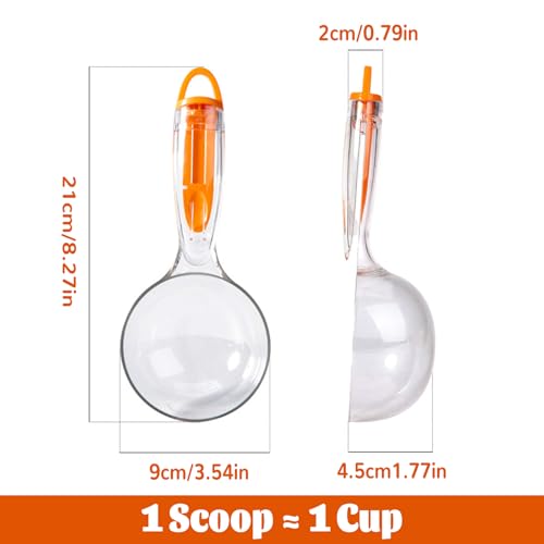 Cuchara medidora para comida de perro multiusos miniatura 2