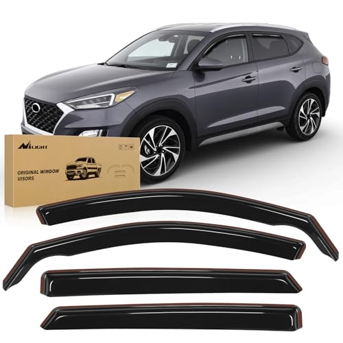 Image of Nilight Window Rain Guards for Hyundai Tucson 2016-2020 4PCS