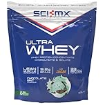 SCI-MX Ultra Whey Protein Muscle Building & Recovery Protein Powder with Naturally Occurring Glutamine & Amino Acids - Chocolate Mint Flavour - 800g (18 Servings)