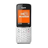 Gigaset SL450HX - DECT-Mobilteil mit Ladeschale - hochwertiges Schnurloses Telefon für Router und DECT-Basis - Bluetooth 2,0 - brillantes Farbdisplay - großes Adressbuch - EU-Version, silber