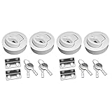 Marine Slam Latch Pull de plástico con núcleo de cerradura de aleación de zinc, tornillos de acero y soporte