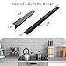 Stainless Steel Stove Gap Covers - T Shape Adjustable Stove Counter Gap Cover, Heat Resistant Stove Gap Filler for Kitchen Stove and Counter, 13.8